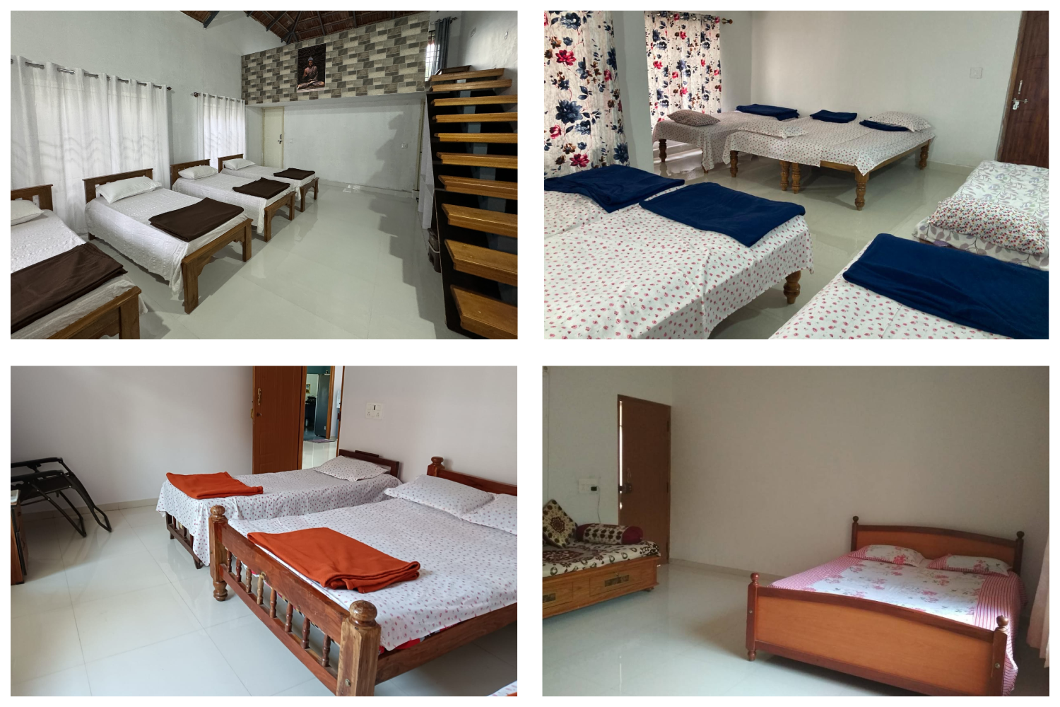 Interior of a comfortable homestay room